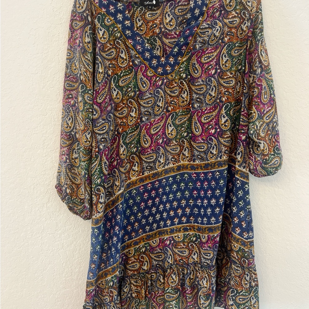 Tolani Tunic dress size large.